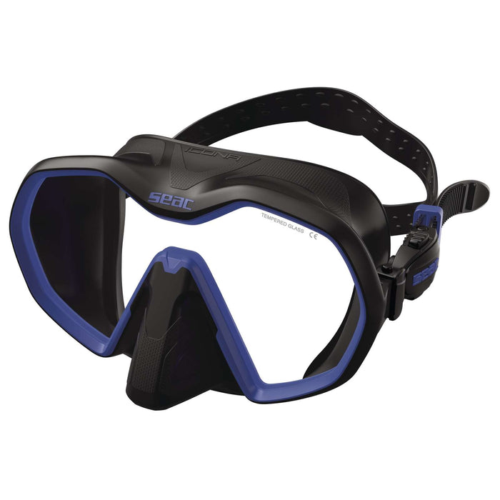 Tauchermaske Icona Schwarz-Blau Seac 75-69NB-SBL