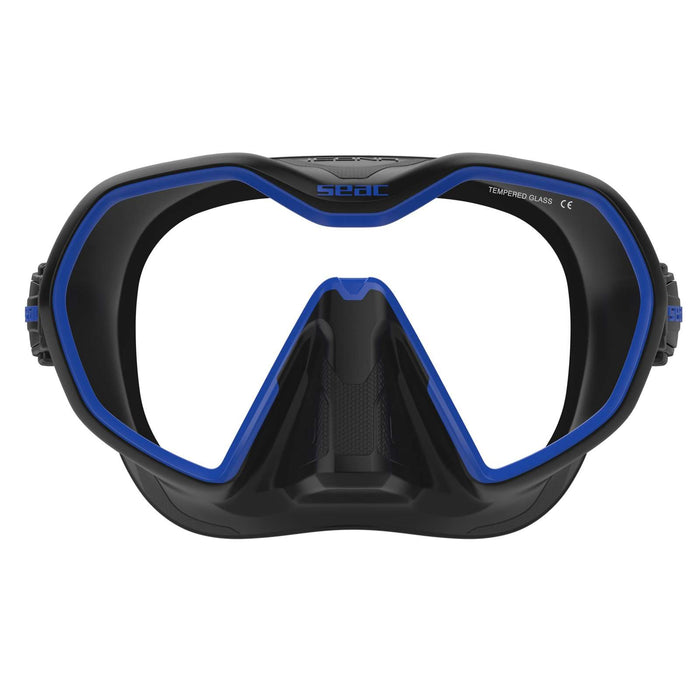 Tauchermaske Icona Schwarz-Blau Seac 75-69NB-SBL