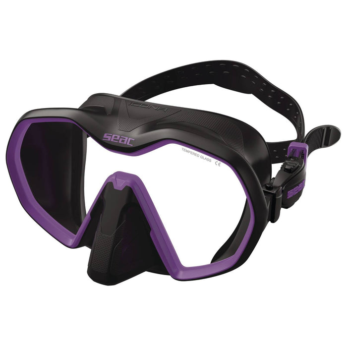 Tauchermaske Icona Schwarz-Lila Seac 75-69NLL-SBL