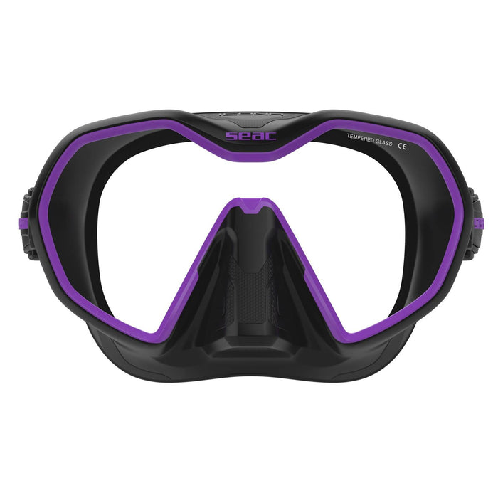 Tauchermaske Icona Schwarz-Lila Seac 75-69NLL-SBL