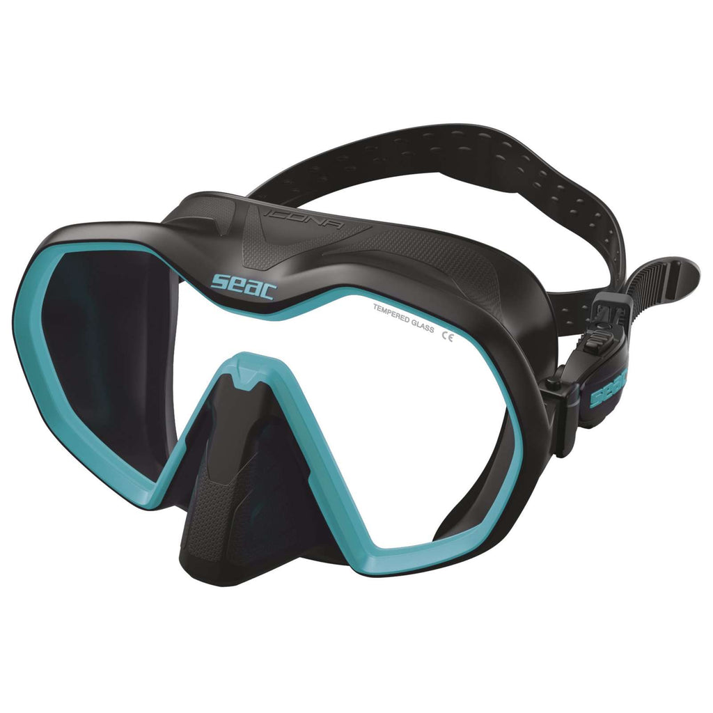 Tauchermaske Icona Schwarz-Tiffany Seac 75-69TI-SBL