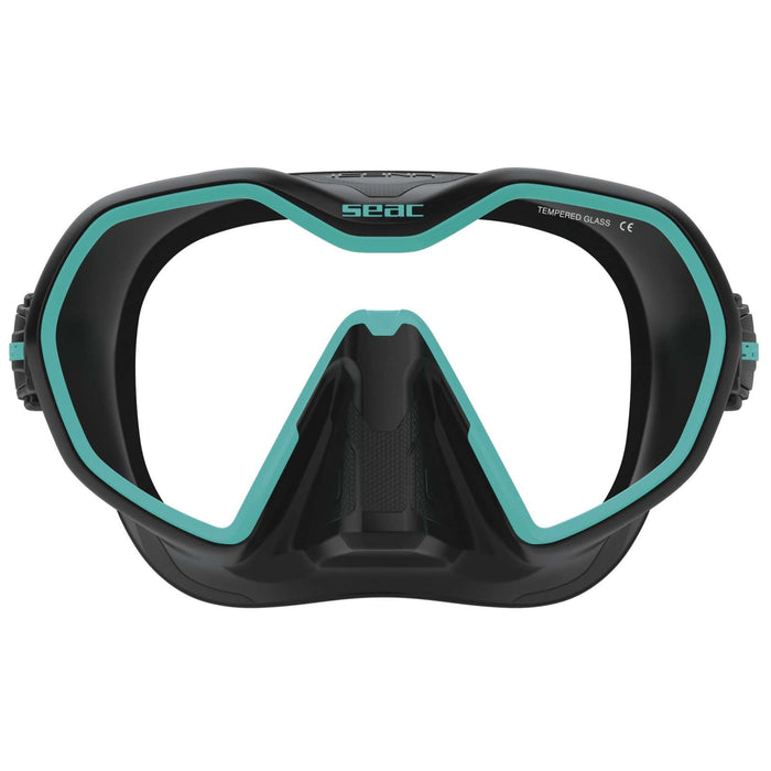 Tauchermaske Icona Schwarz-Tiffany Seac 75-69TI-SBL