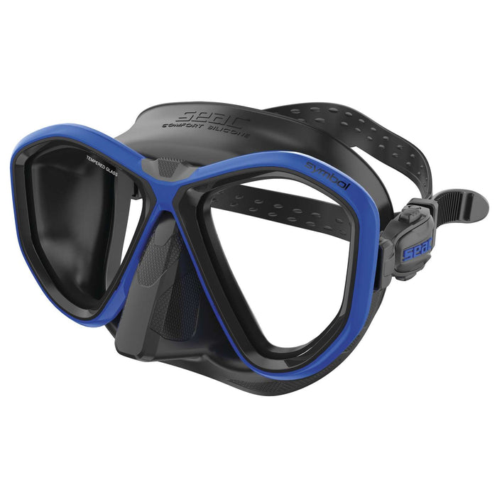 Tauchermaske Symbol Schwarz-Blau Seac 75-70B-SBL