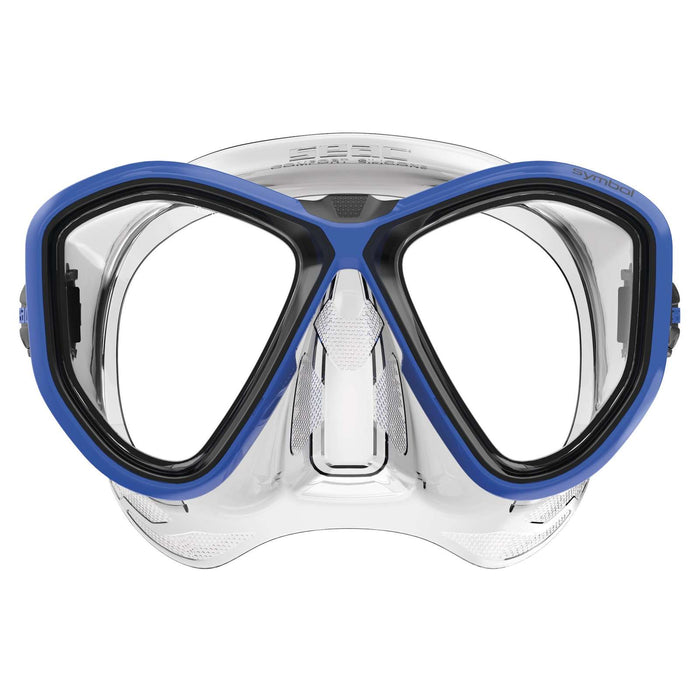 Tauchermaske Symbol Klar-Blau Seac 75-70B-SKL