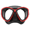Tauchermaske Symbol Schwarz-Rot Seac 75-70R-SBL