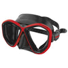 Tauchermaske Symbol Asian Fit Schwarz-Rot Seac 75-72R-SBL