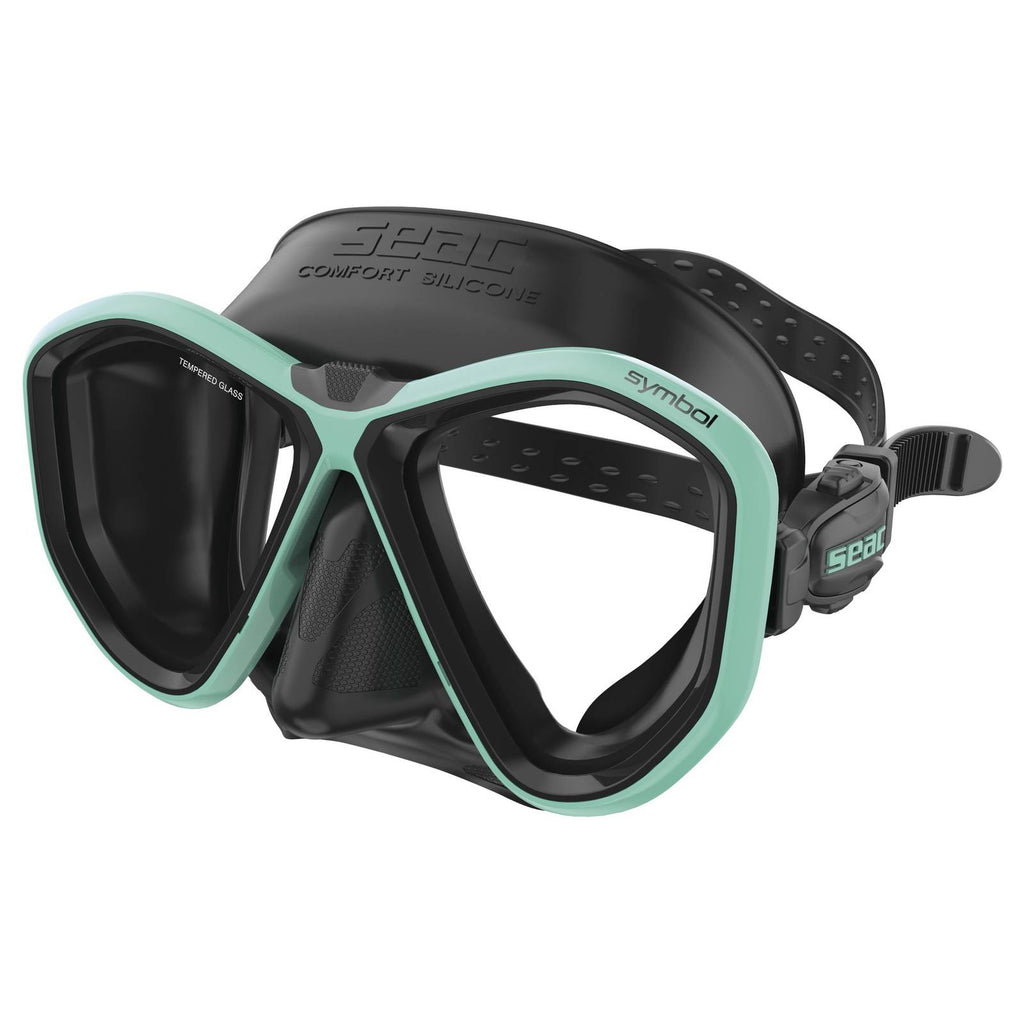 Tauchermaske Symbol Asian Fit Schwarz-Tiffany Seac 75-72TI-SBL