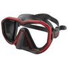 Tauchermaske Appeal Schwarz-Rot Seac 75-73R-SBL