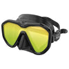 Tauchermaske Appeal Asian Fit Mit Spiegel-Linsen Schwarz-Schwarz Seac 75-75N-SBL-LS