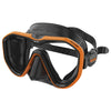 Tauchermaske Appeal Asian Fit Schwarz-Orange Seac 75-75O-SBL