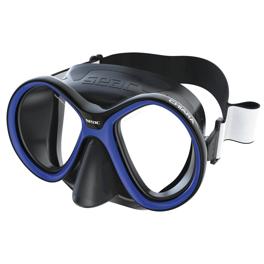 Tauchermaske Chiara Schwarz-Blau Seac 75-77B-SBL