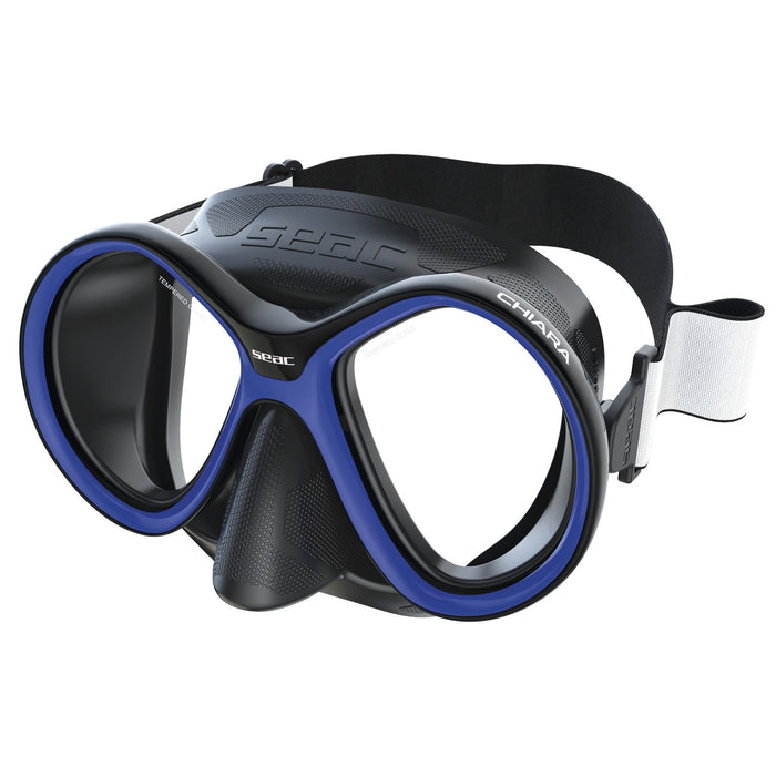 Tauchermaske Chiara Schwarz-Blau Seac 75-77B-SBL