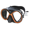 Tauchermaske Chiara Schwarz-Orange Seac 75-77O-SBL
