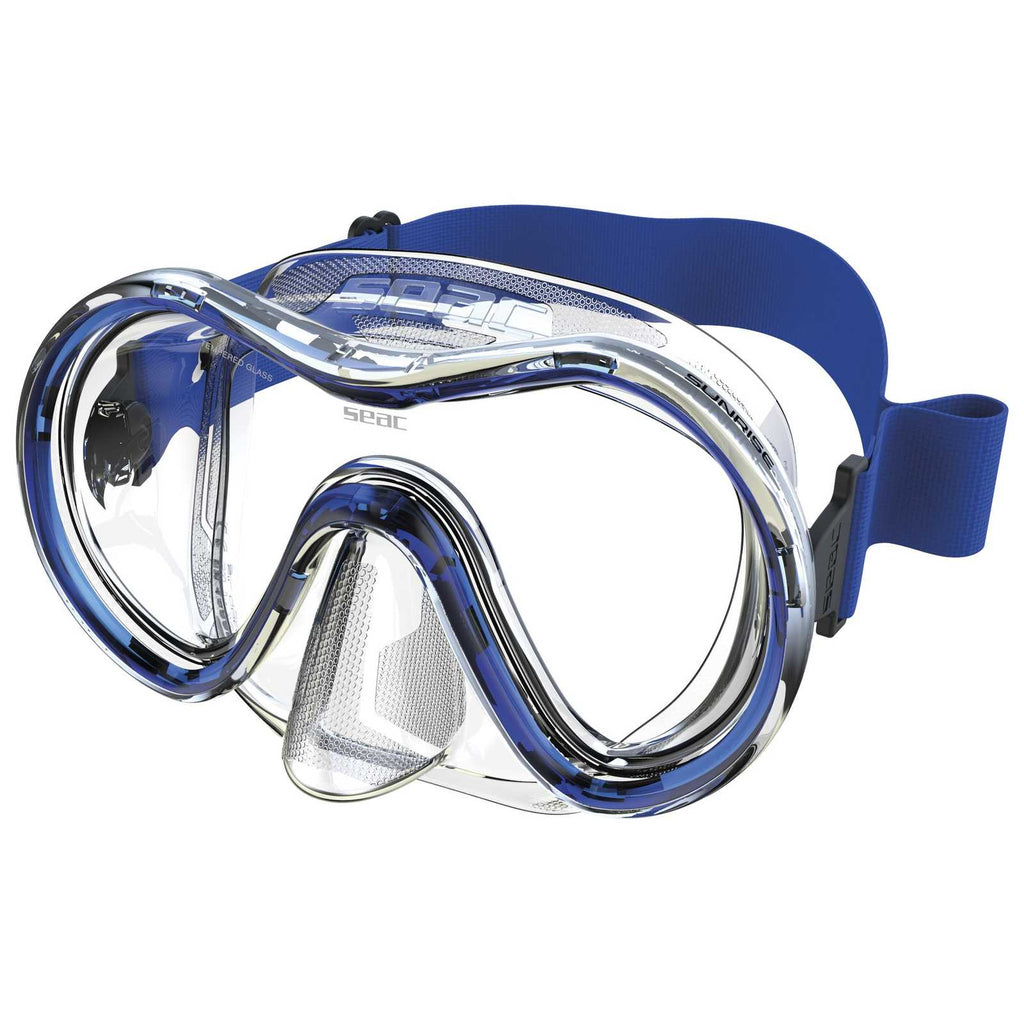 Tauchermaske Sunrise Klar-Blau Seac 75-78B-SKL