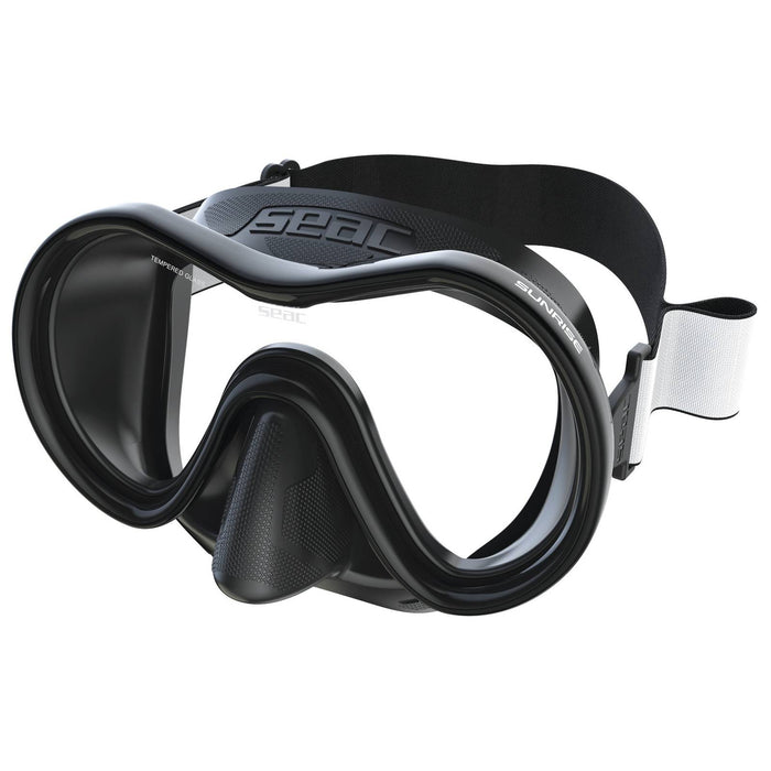 Tauchermaske Sunrise Schwarz-Schwarz Seac 75-78B-SKL