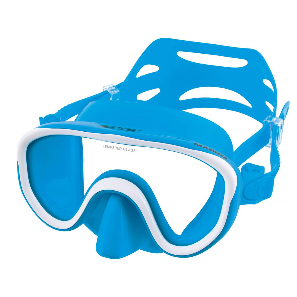 Schnorchelmaske Marina Kinder Hellblau Seac 75-7AZ-SAZ