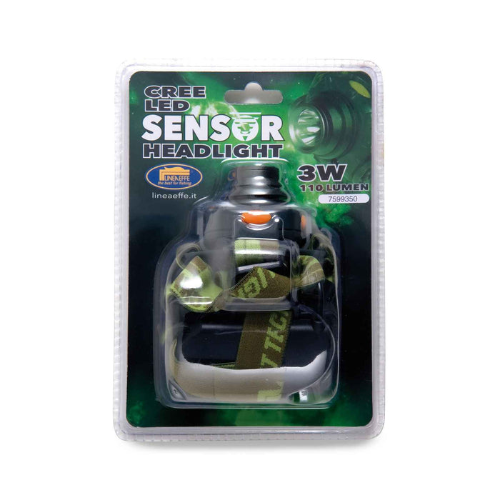 Stirnlampe 3 Watt Cree Led mit Bewegungsmelder Lineaeffe 7599350