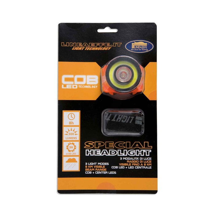 Stirnlampe Cob Led mit zentralem Led Lineaeffe 7599381