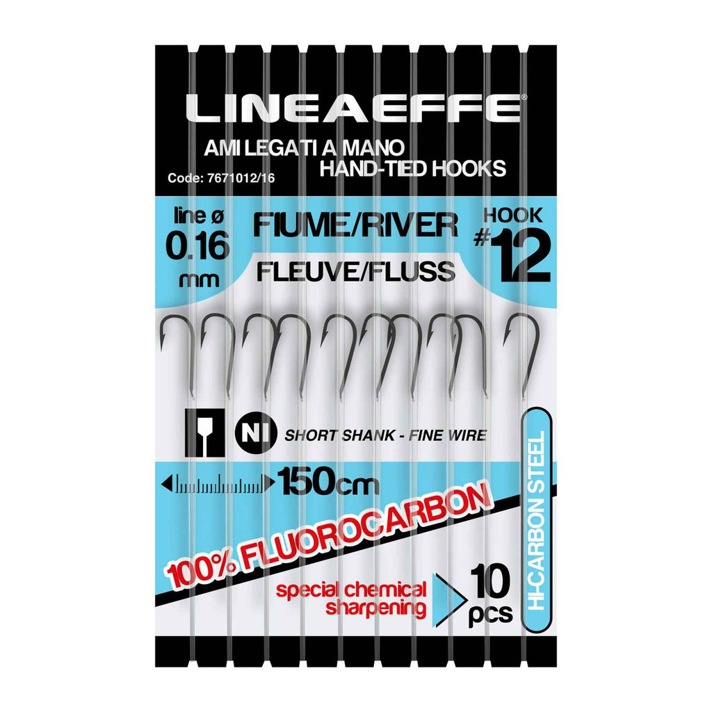 Angelhaken Fluorocarbon Fluss 150cm Größe 14 Durchmesser 0,14 Lineaeffe 7671014-14
