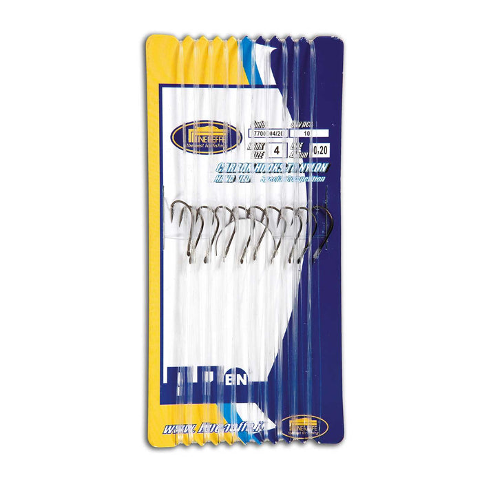 Angelhaken Chinu Schwarz Vernickelt Größe 8 Durchmesser 0,16 Lineaeffe 7700008-16