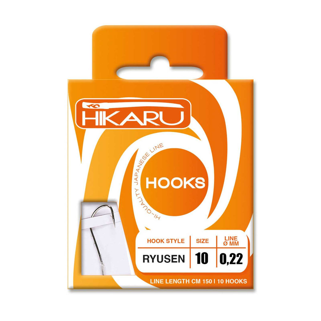 Angelhaken Ryusen Nickel Größe 4 Durchmesser 0,28 Hikaru 7701204-28