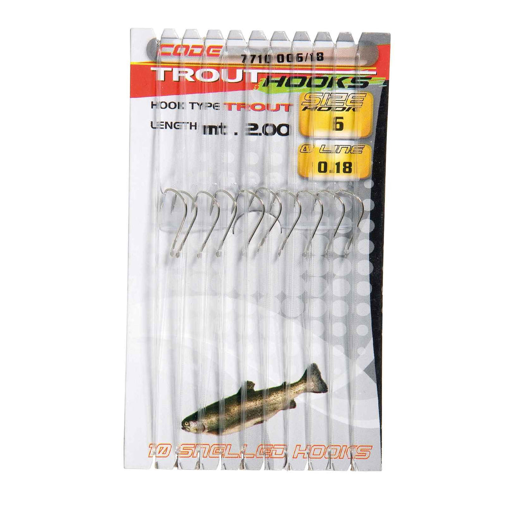 Angelhaken Forelle Größe 8 Durchmesser 0,18 Lineaeffe 7710008-18