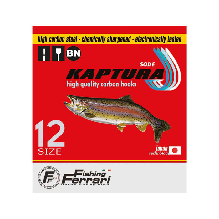 Angelhaken Sode Flapped Kaptura Größe 4 Angeln Ferrari 7953104