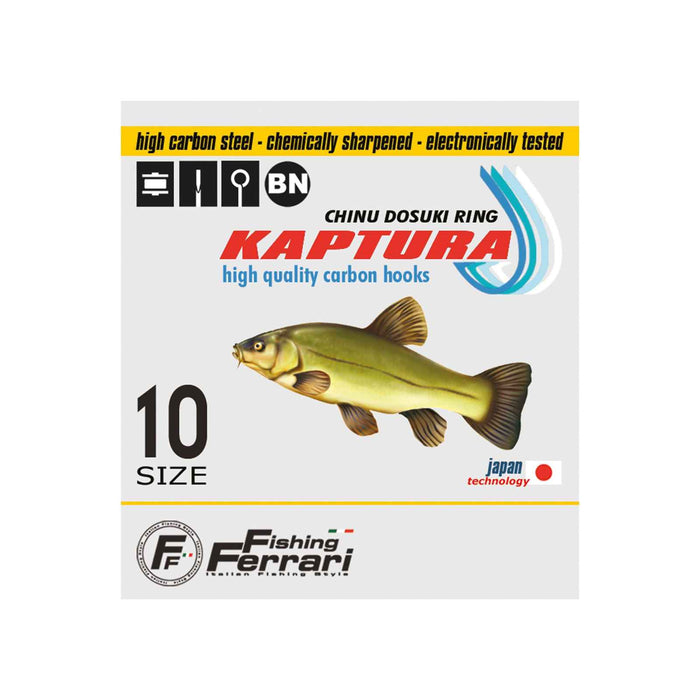 Angelhaken Kaptura Chinu Dosuki Ringed Größe 2 Angeln Ferrari 7953802