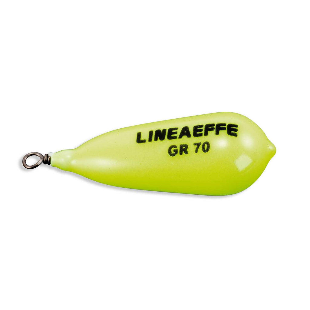 Birnenangelschnur mit Wirbel Gelb 30g Lineaeffe 8101030