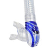 Tauchen Schnorcheln Schnorchel Vortex Dry Klar-Blau Seac 84-22B-SKL