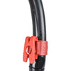 Tauchen Schnorcheln Schnorchel Vortex Dry Schwarz-Rot Seac 84-22RM-SBL