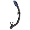 Tauchen Schnorcheln Schnorchel Fast Tech Dry Schwarz-Blau Seac 84-32NB-SBL