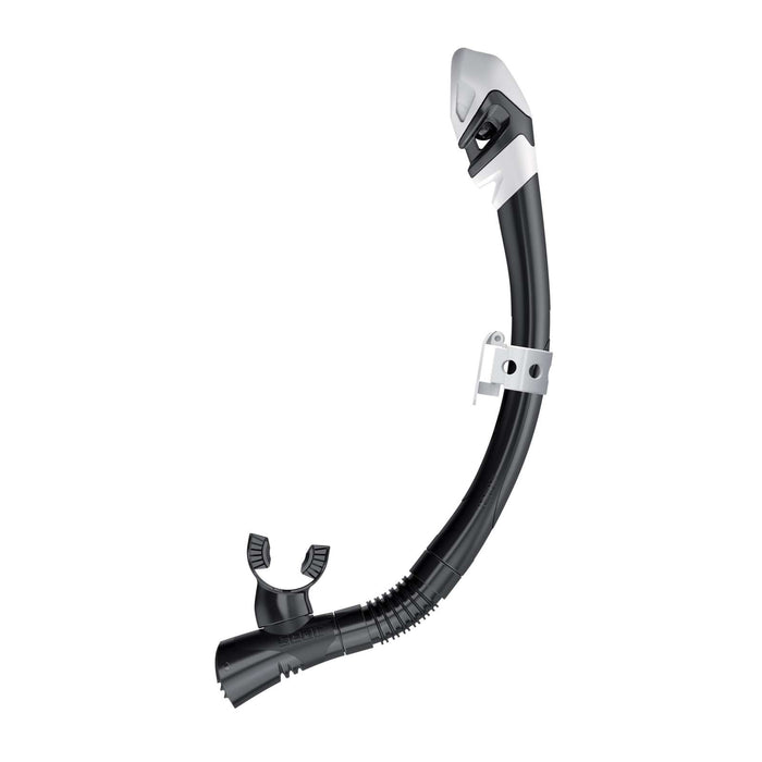 Tauchen Schnorcheln Schnorchel Fast Tech Dry Schwarz-Weiß Seac 84-32NW-SBL