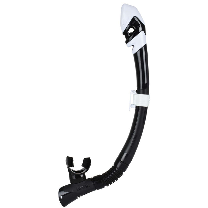 Tauchen Schnorcheln Schnorchel Fast Tech Dry Schwarz-Weiß Seac 84-32NW-SBL