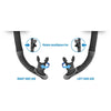 Tauchen Schnorcheln Schnorchel Reverse Dry Schwarz-Blau Seac 84-38B-SKL