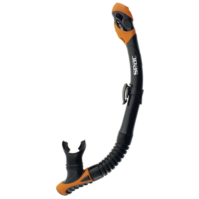 Tauchen Schnorchel Schnorchel Reverse Dry Schwarz-Orange Seac 84-38O-SBL