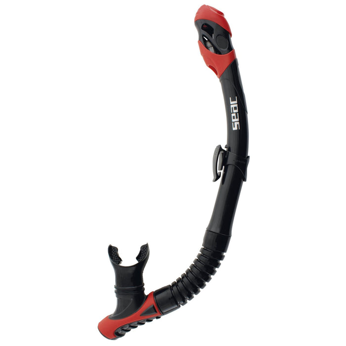 Tauchen Schnorcheln Schnorchel Reverse Dry Schwarz-Rot Seac 84-38R-SBL