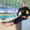 Schwimm-Pullbuoy Schwimmflügel Schwarz Seabike 8533705