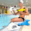 Fallschirm für Schwimmen Pullbuoy Schwimmflügel Weiß Seabike 854042