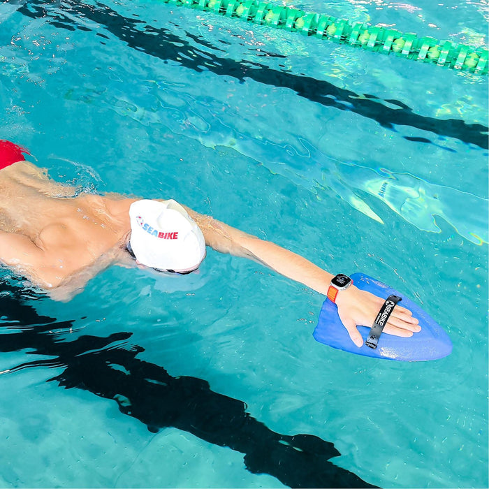 Schwimmen Kickboard Schwimmflügel Blau Seabike 8540437