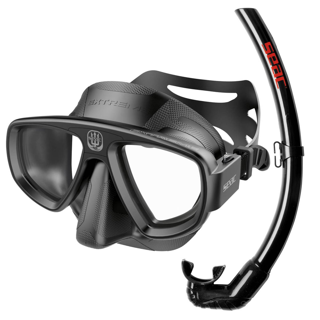 Freitauchen und Spearfishing Set Extreme Schwarz Seac 89-24N