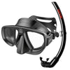 Freitauchen und Spearfishing Set Extreme Schwarz Seac 89-24N