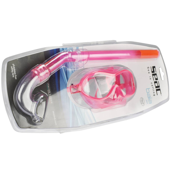 Schnorchelset Baia Slt Z Piccolo Kinder Pink Seac 89-28P