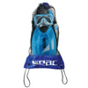 Schnorchelset Tris Sprint Dry Kinder Blau 32-35 Seac 89-30B-32-35