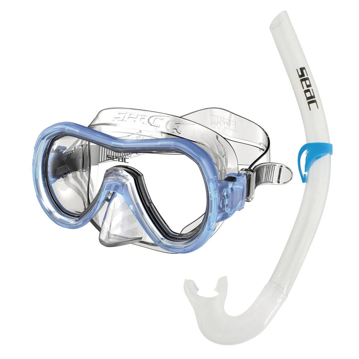 Schnorchelset Panarea Md Klar-Blau Seac 89-33B