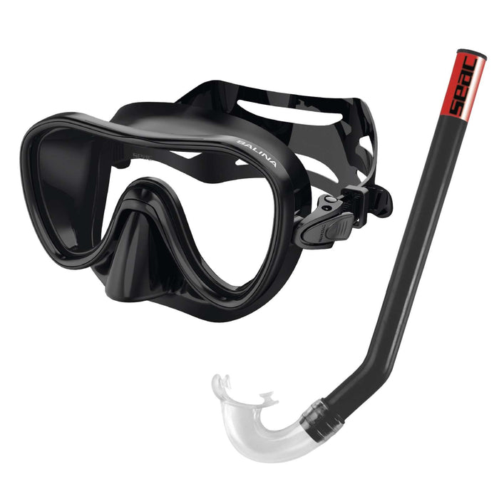 Schnorchelset Salina Slt Z Grande Schwarz Seac 89-7N-SLT