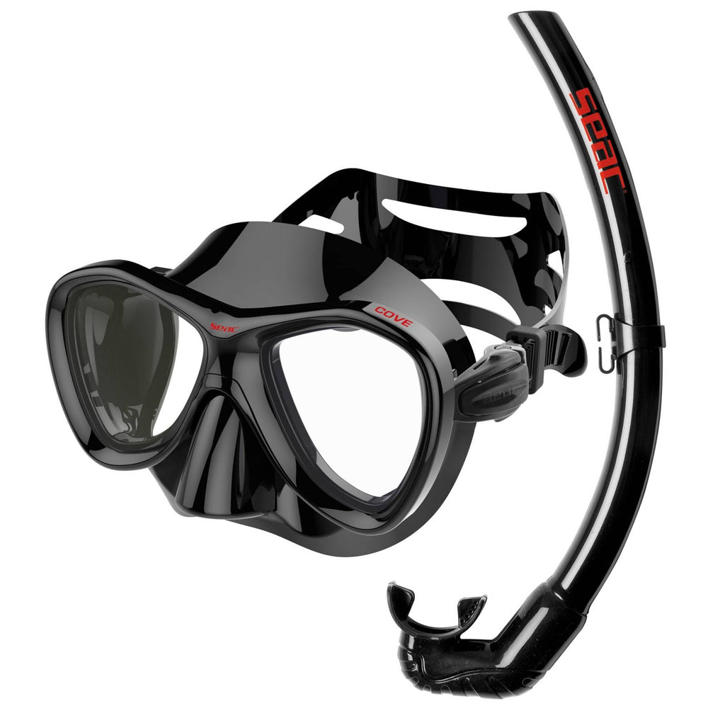 Freitauchen und Speerfischen Set Cove Schwarz Seac 89-84N