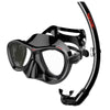 Freitauchen und Speerfischen Set Cove Schwarz Seac 89-84N