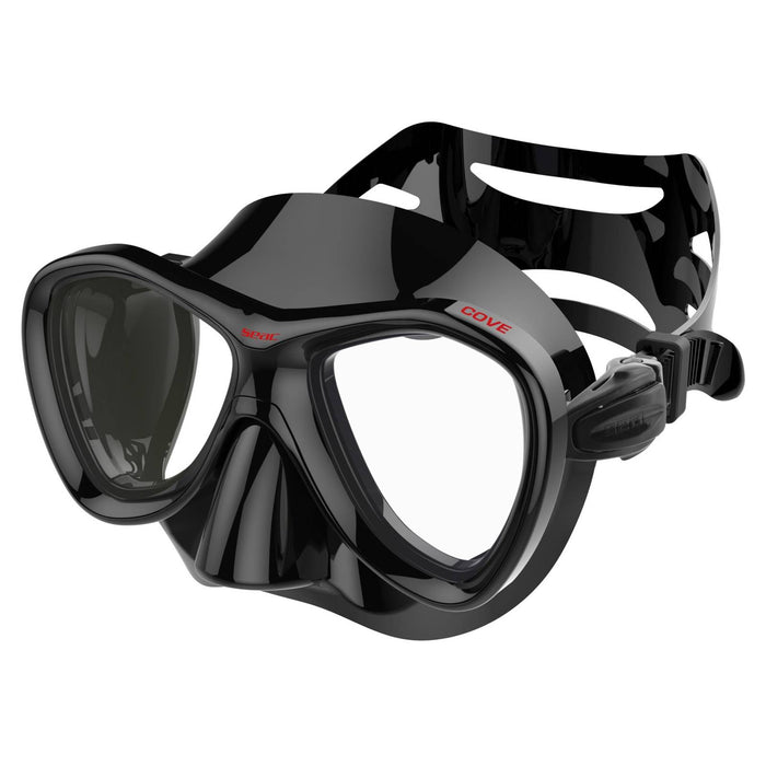 Freitauchen und Speerfischen Set Cove Schwarz Seac 89-84N