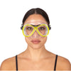 Schnorchelmaske Capri Slt Klar-Gelb Seac 9419Y